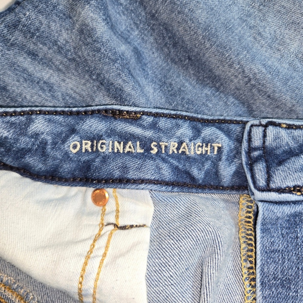 American Eagle Airflex+ Original Straight Jeans Mens 38x32 (Fits 30" Inseam) - Picture 4 of 9